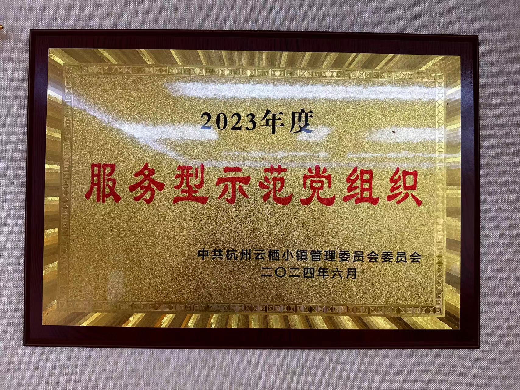 2023年度云棲小鎮(zhèn)“服務(wù)型示范黨組織” 2023年度云棲小鎮(zhèn)“服務(wù)型示范黨組織”